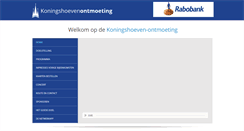 Desktop Screenshot of koningshoevenontmoeting.nl